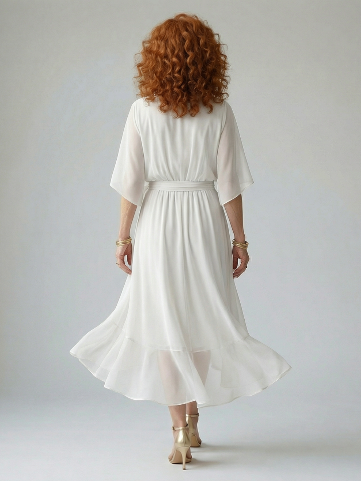 Elric | Vestido Midi Drapé