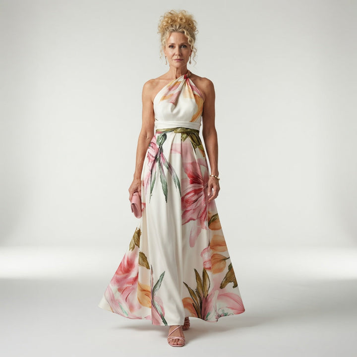 Amiel | Vestido Maxi Floral Ligero