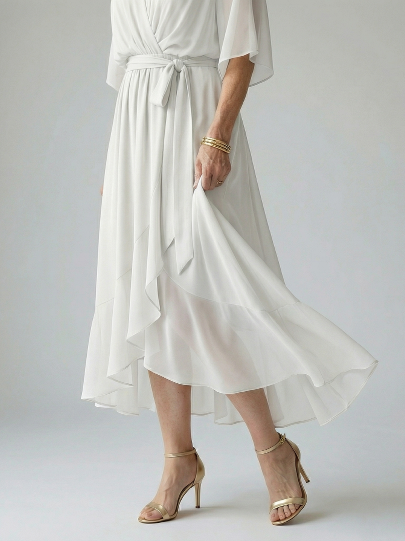 Elric | Vestido Midi Drapé