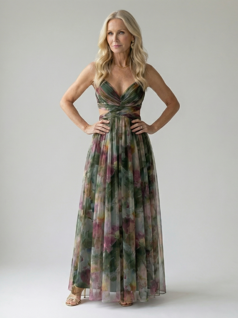 Isel | Vestido Maxi Envoltura Suave