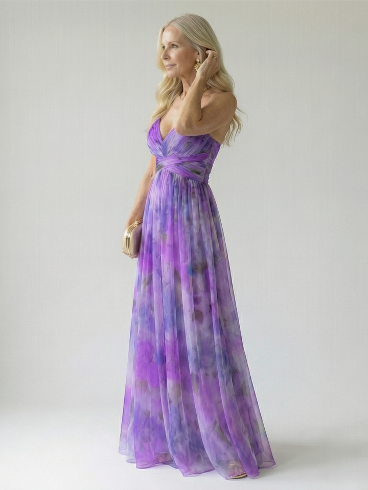 Isel | Vestido Maxi Envoltura Suave