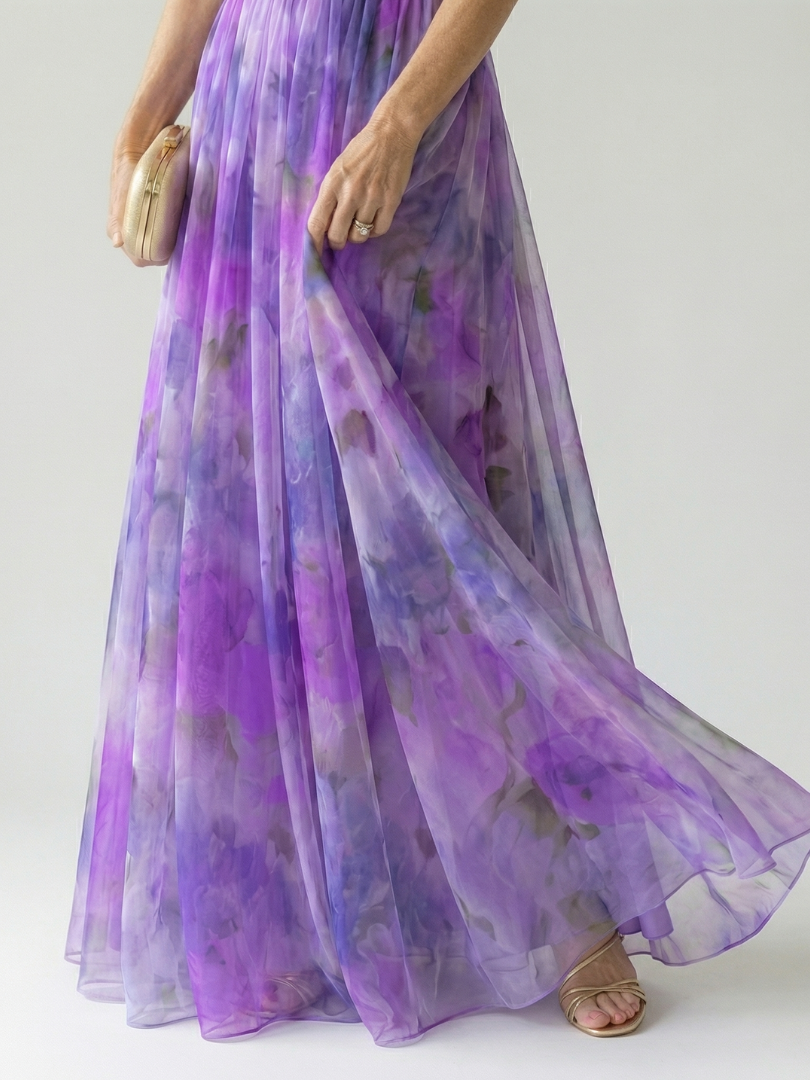 Isel | Vestido Maxi Envoltura Suave