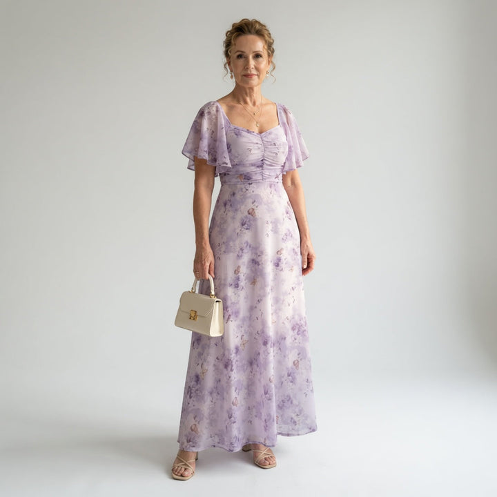 Vaelis | Vestido Midi con Mangas Volantes