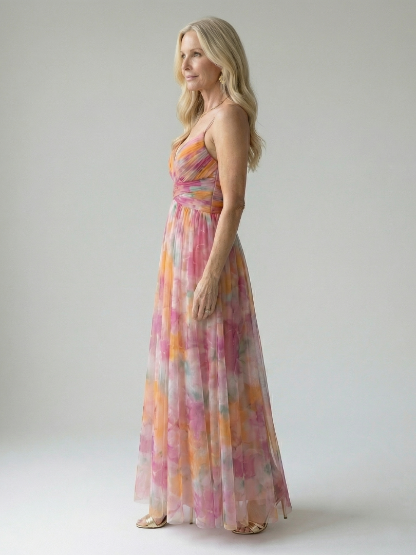 Isel | Vestido Maxi Envoltura Suave