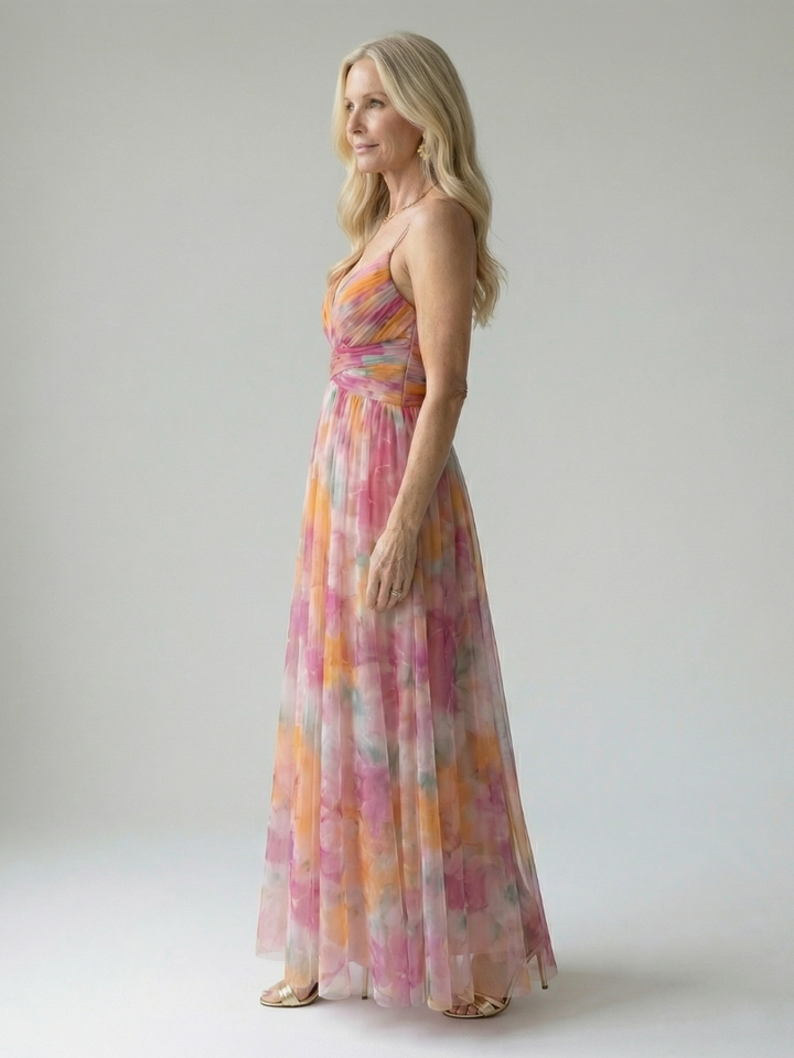 Isel | Vestido Maxi Envoltura Suave