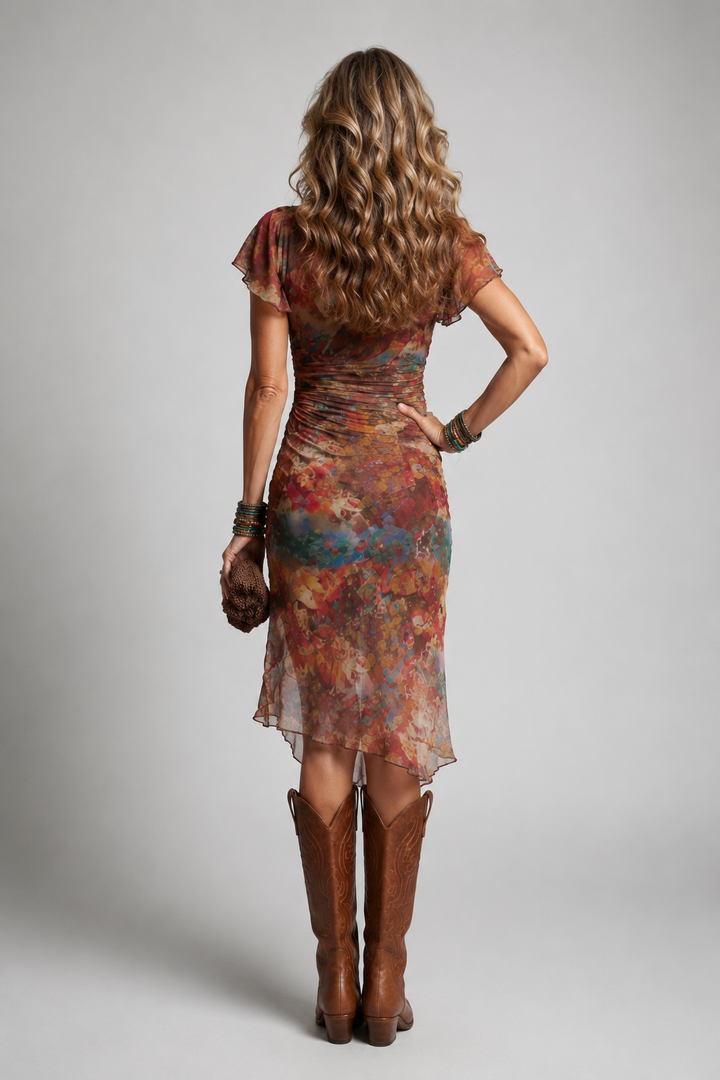 Aeris | Vestido Midi Halter Silencioso