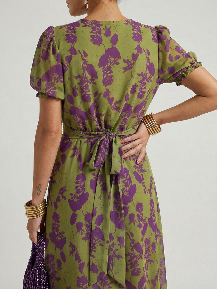 Virel | Vestido Midi Floral Suelto
