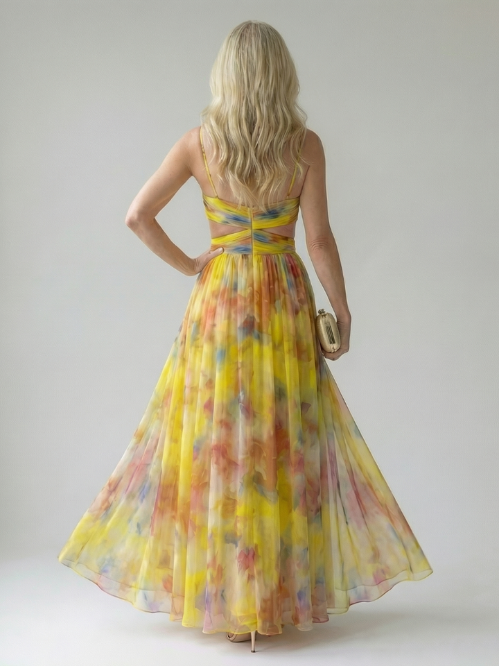 Isel | Vestido Maxi Envoltura Suave