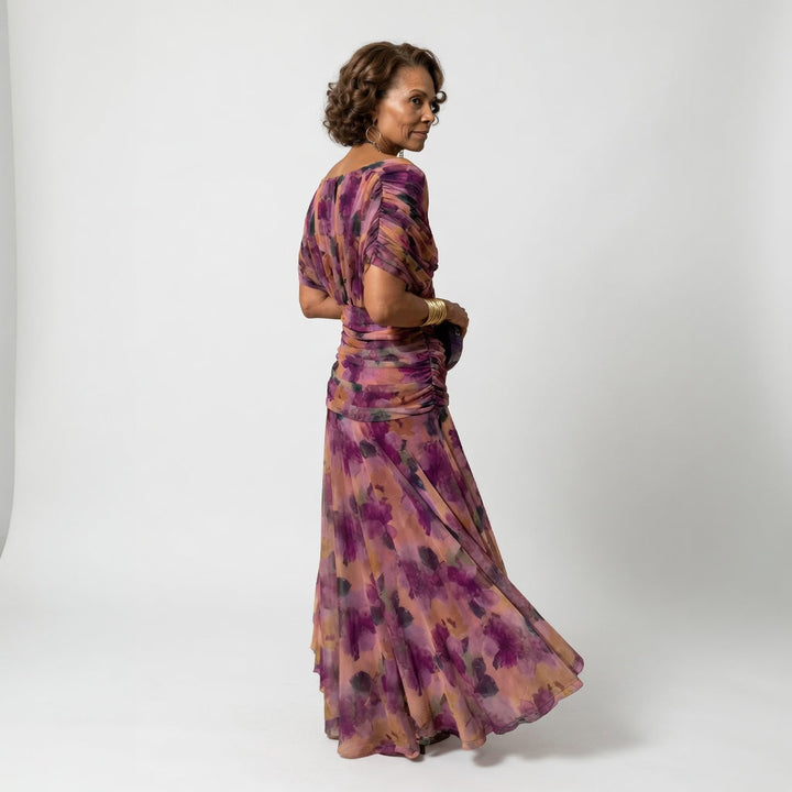 Calen | Vestido Midi Casual con Hombros Descubiertos