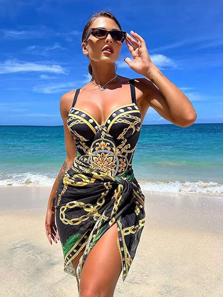 Bañador Mujer – Conjunto con Pareo Elegante