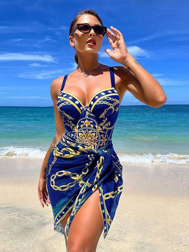 Bañador Mujer – Conjunto con Pareo Elegante
