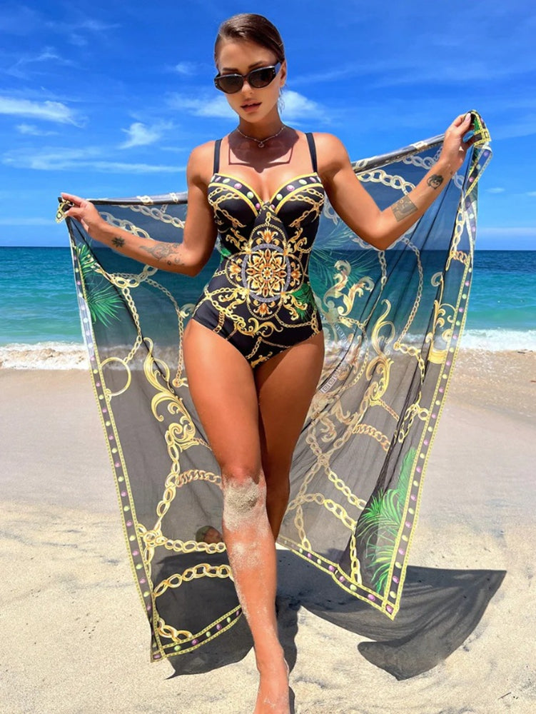 Bañador Mujer – Conjunto con Pareo Elegante
