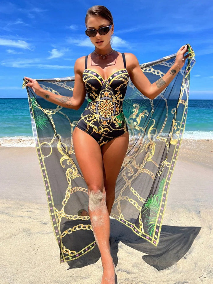 Bañador Mujer – Conjunto con Pareo Elegante