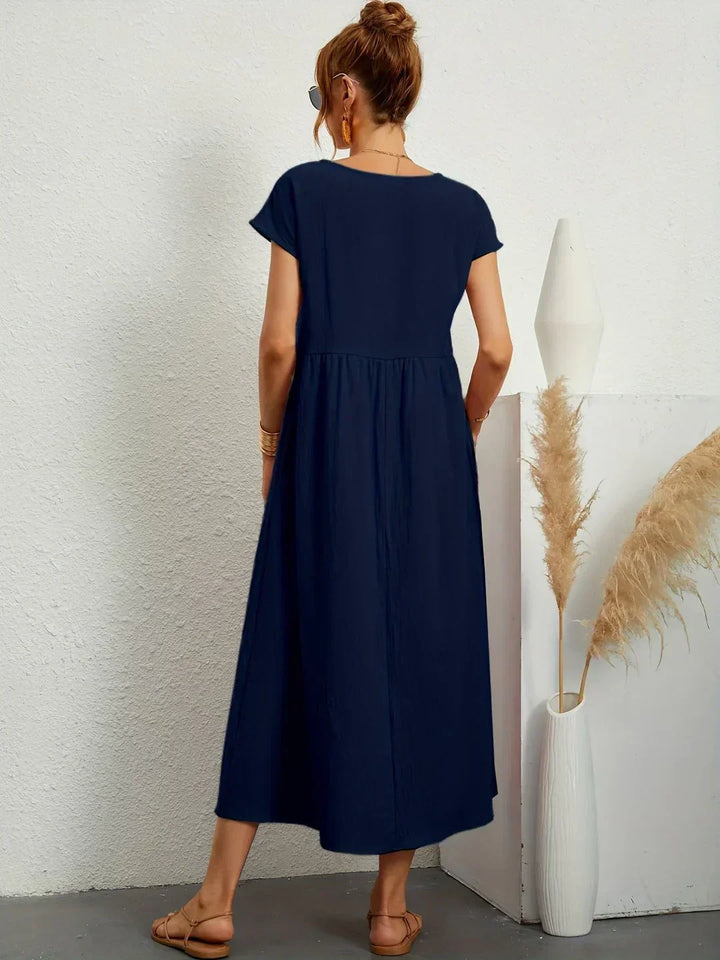 Gabriela™ — Vestido midi fluido de elegancia atemporal