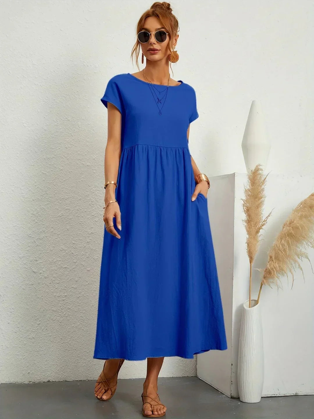 Gabriela™ — Vestido midi fluido de elegancia atemporal