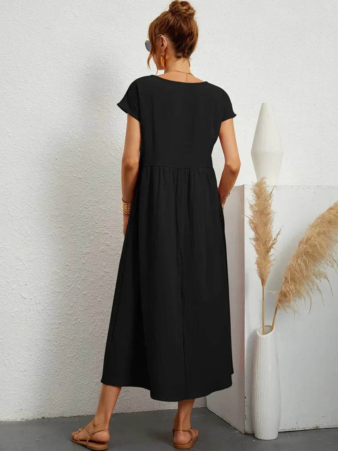 Gabriela™ — Vestido midi fluido de elegancia atemporal